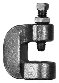 5/8" Malleable C-Clamp with Set Screw and Locknut