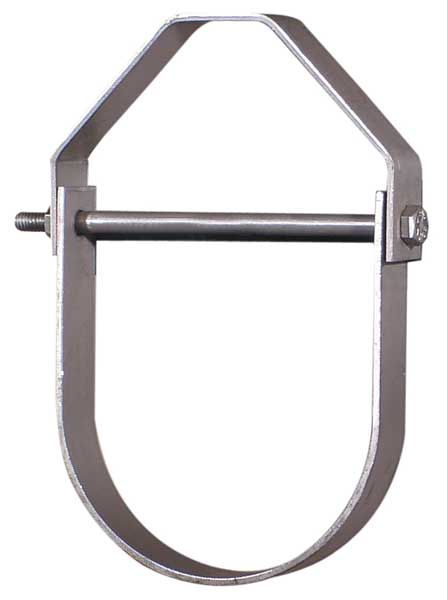 3/4" Light Duty Adjustable Clevis Hanger; Black & Galvanized