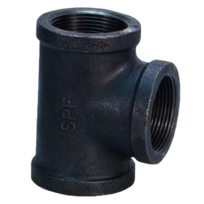 2-1/2" Black Malleable Iron Tees