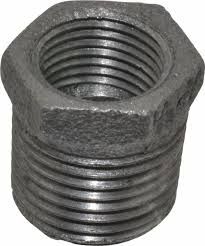 1-1/2" X 1-1/4" Black Malleable Iron Hex Bushings