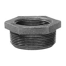 2-1/2" X 1-1/2" Black Malleable Iron Hex Bushings