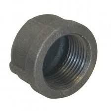 2" Black Malleable Iron Caps