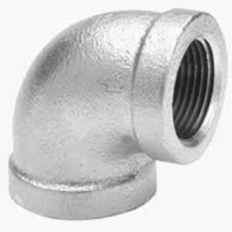 3/4" 90 Degree Galvanized Malleable Iron Elbows