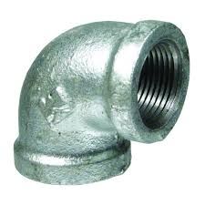 1-1/4" 90 Degree Galvanized Malleable Iron Elbows