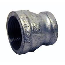3/4" X 1/2" Galvanized Malleable Iron Reducing Couplings