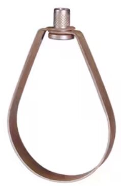 1/2" - 1-1/4" Adjustable Swivel Ring; Copper Plated