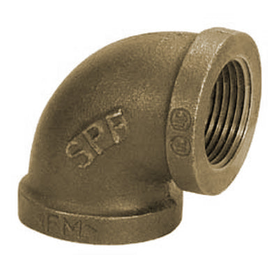 1/2" Lead Free* 90 Degree Threaded Cast Bronze Elbows