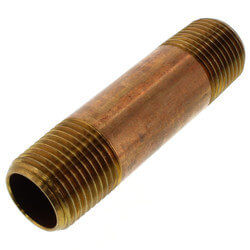 3/4" X 6" Brass Pipe Nipples