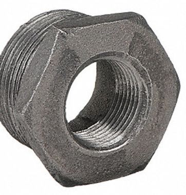 3/8" X 1/4" Black Steel Hex Bushings