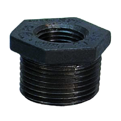 3/4" X 3/8" Black Malleable Iron Hex Bushings