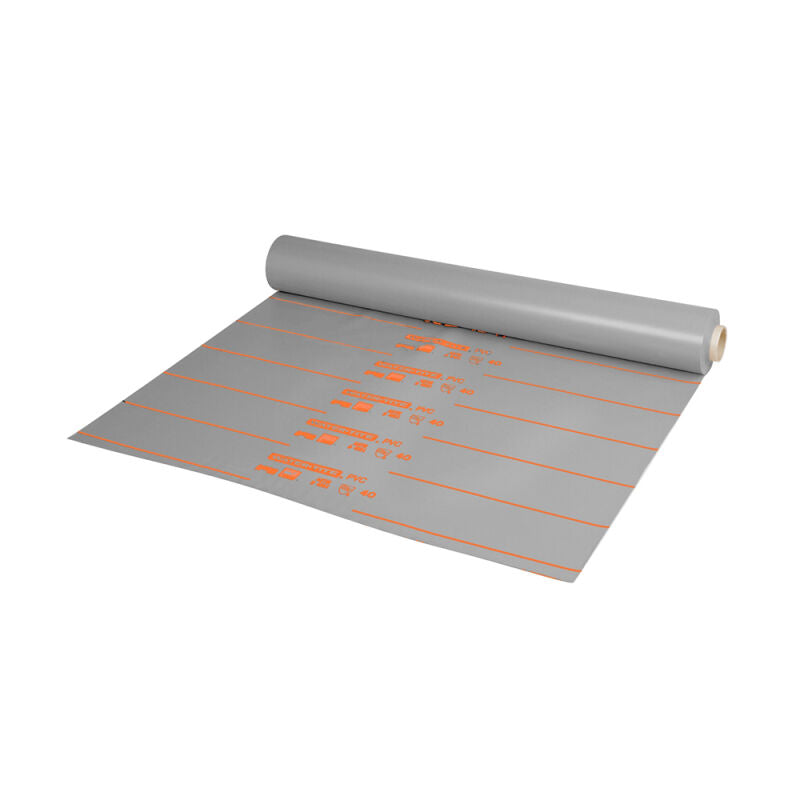 4 ft x 50 ft Gray PVC Shower Pan Liner