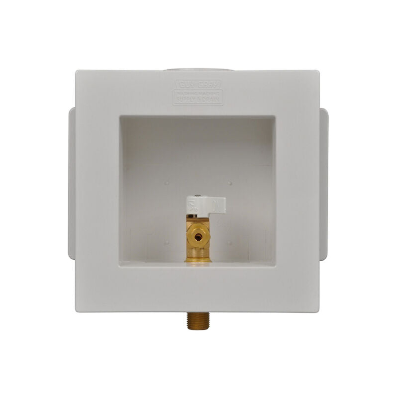 Ice Maker Outlet Box with Qtr Turn Valve 1/2" (CPVC, Fire rated)