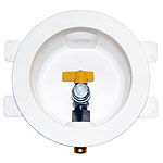 Gas Valve Outlet Box 1/2" FIP x 1/2" MIP - Round