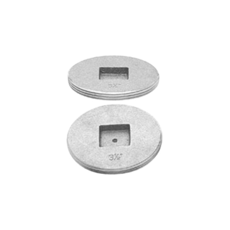 3" Brass Cleanout Plugs Tapped 1/4" - Southern Style