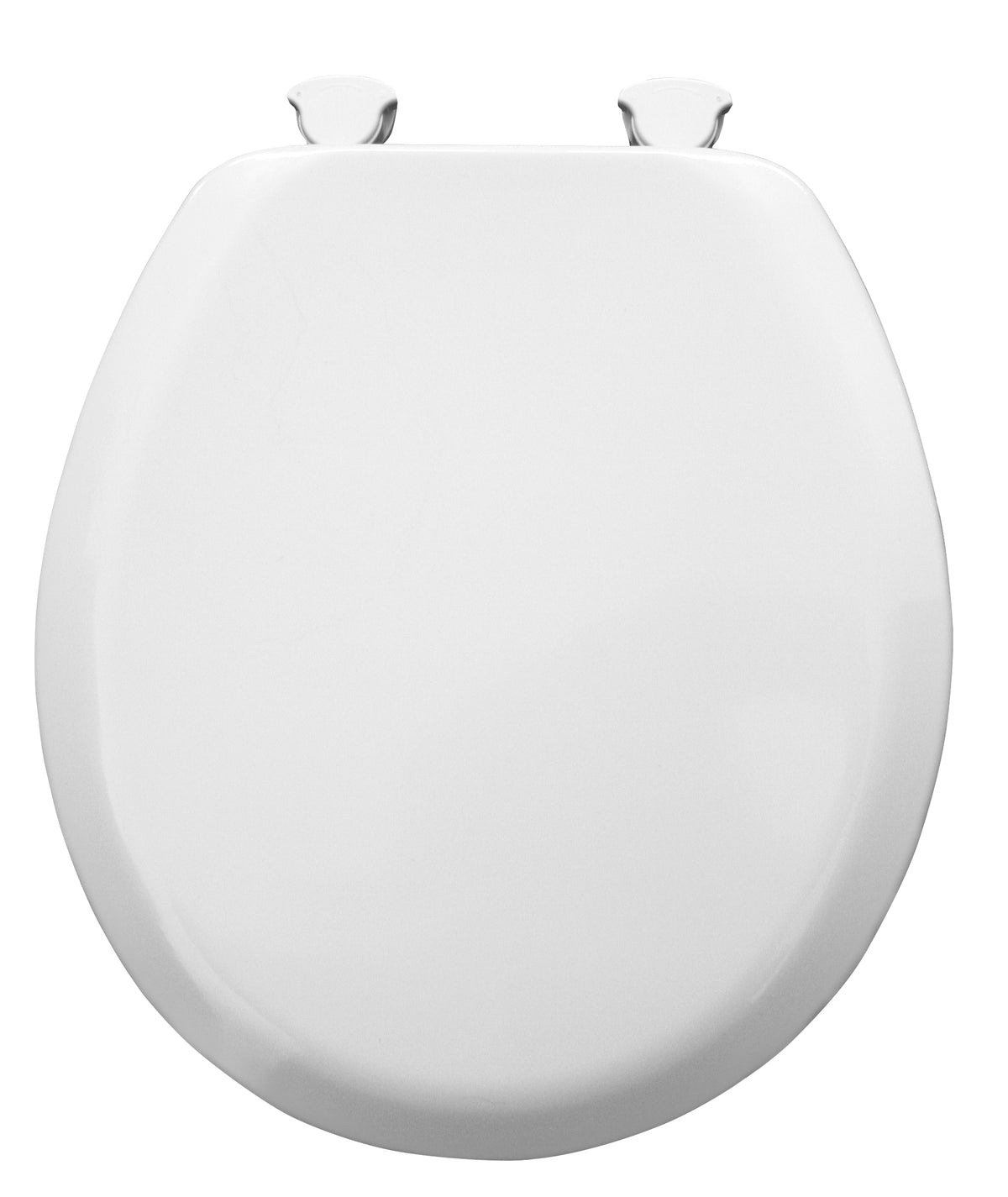 Premium Round Molded Wood Seat - White - White