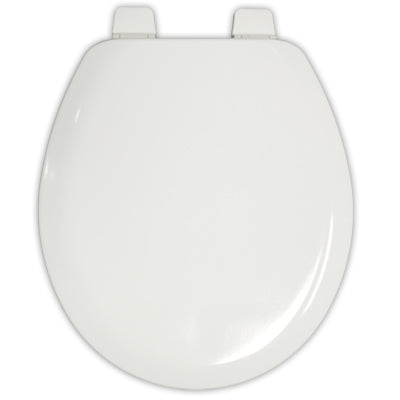 Premium Round Molded Wood Seat - White - White