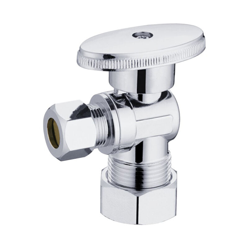 Lead Free* Angle Stop - 1/2" Nom. Comp. (5/8 O.D.) x 3/8" O.D. Comp.