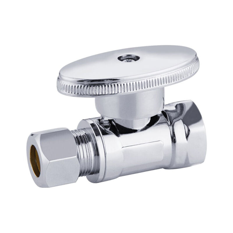 Lead Free* Straight Stop - 3/8" FIP x 3/8" O.D. Comp.