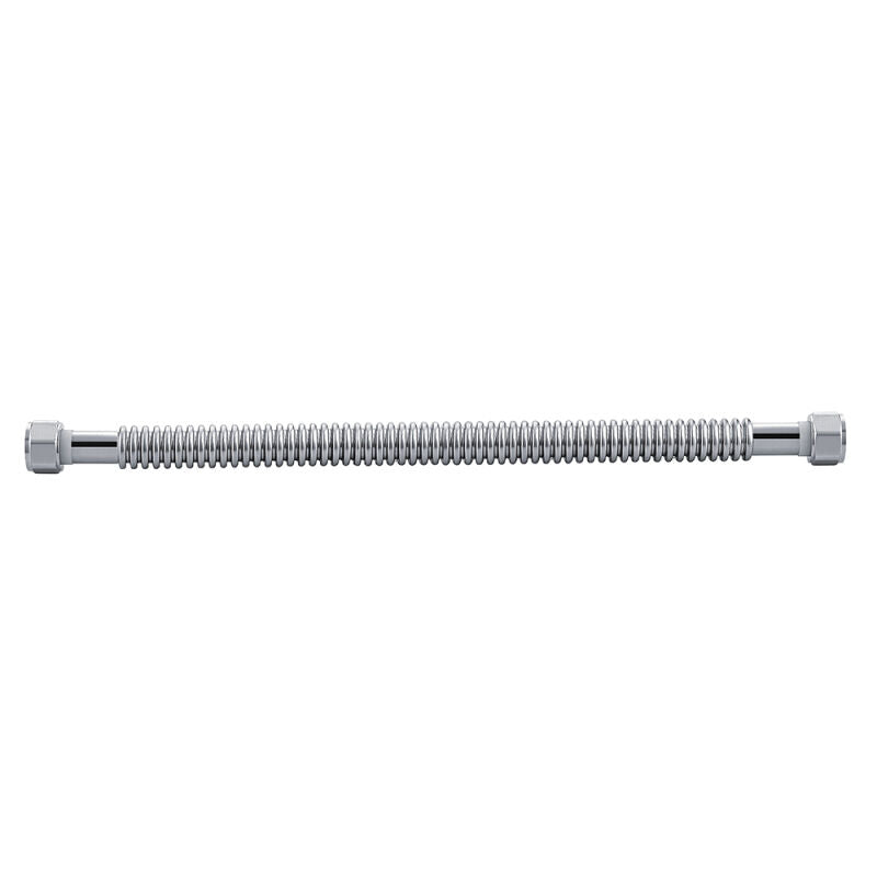 Stainless Steel Water Heater Connector - 3/4 FIP x 3/4 FIP x 18"