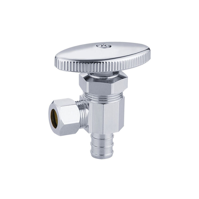 Lead Free* Angle Stop - 1/2" Nom PEX x 3/8" COMP