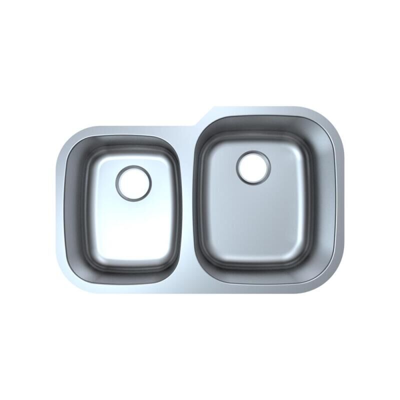 31-3/4" x 20-5/8" Double Bowl Undermount