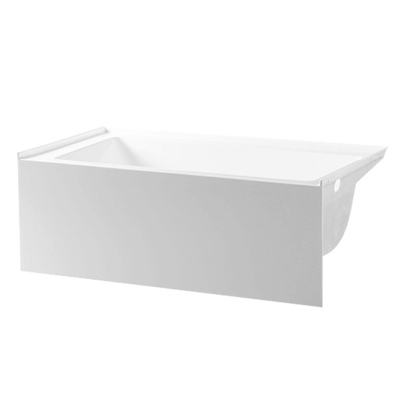60x32 Acrylic Skirted Alcove Bathtub Left Drain