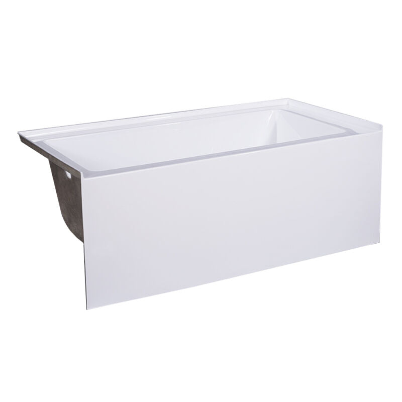 60x32 Acrylic Skirted Alcove Bathtub Right Drain