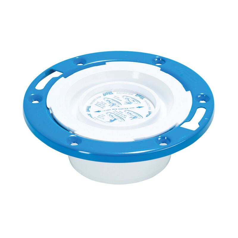 3" or 4" PVC Metal Ring Closet Flange with Test Cap