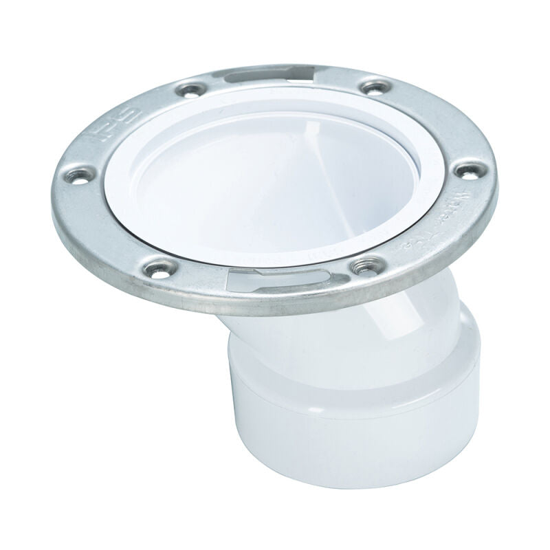 Adjustable Ring Offset Closet Flange - PVC