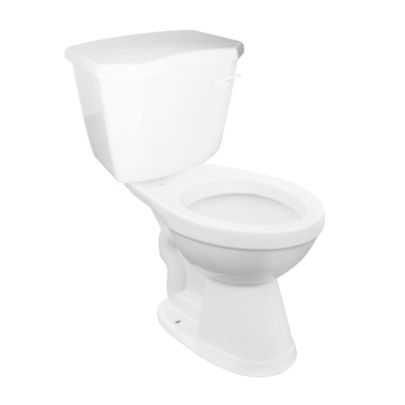 1.6 Designer Series Elongated, Two-Piece, Comfortable Height (ADA), 12" Toilet Combination, Right-Hand Flush with Fluidmaster® 400A Ballcock - White