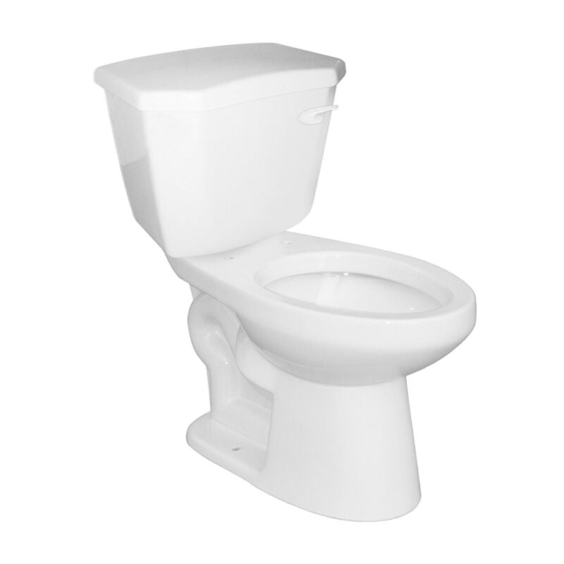 1.6 Designer Series Elongated, Two-Piece, Standard Height, 12" Toilet Combination, Right-Hand Flush with Fluidmaster® 400A Ballcock - White