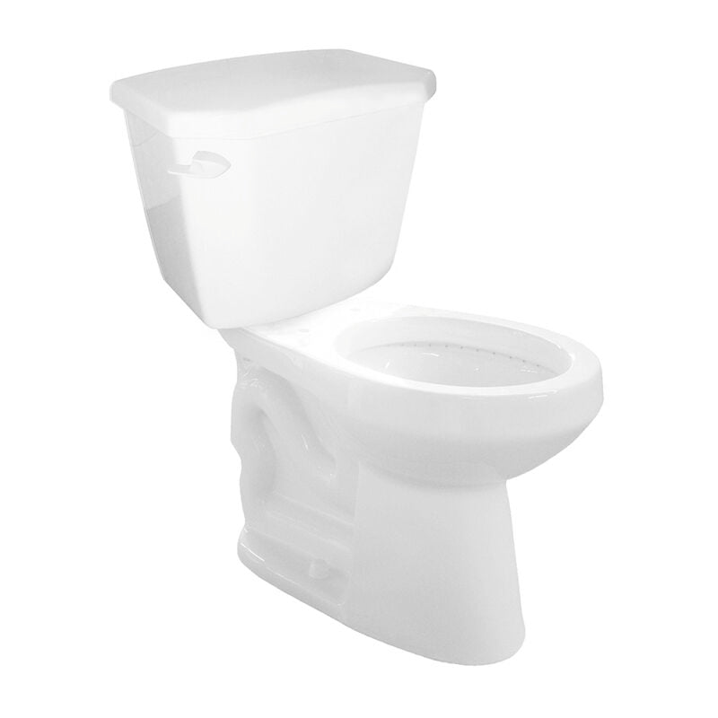 1.6 Designer Series Round, Two-Piece, Standard Height, 12" Toilet Combination, Left-Hand Flush with Fluidmaster® 400A Ballcock - White