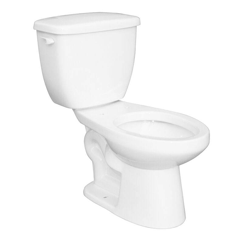1.6 Elongated, Two-Piece, Standard Height, 10" Toilet Combination, Left-Hand Flush - White