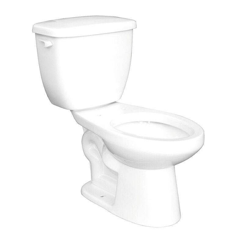 1.6 Elongated, Two-Piece, Standard Height, 12" Toilet Combination, Left-Hand Flush - White