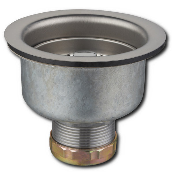 Deep Locking Cup Basket Strainer with Snap In Basket