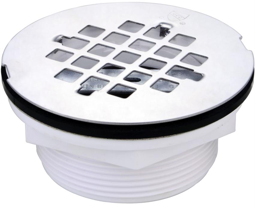 2" PVC No Caulk Shower Drain