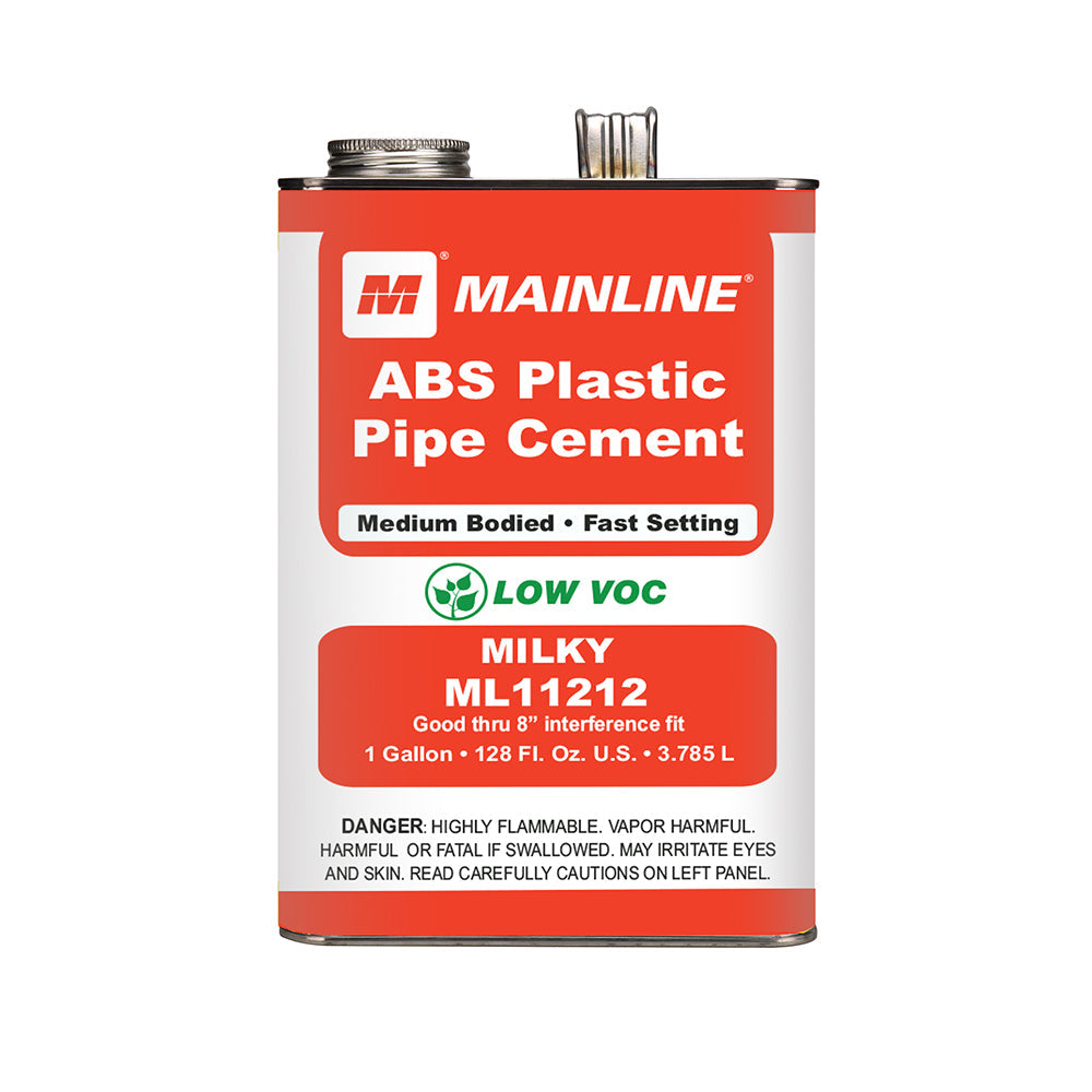 128 oz Milky Medium Body ABS Cement