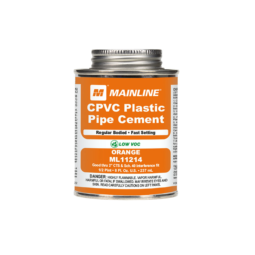 8 oz Orange Regular Body CPVC Cement