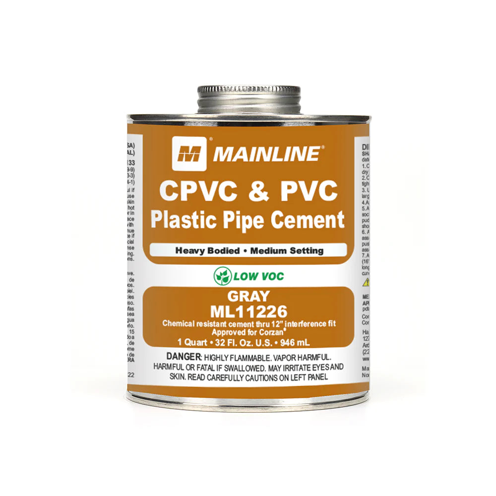 32 oz Gray Heavy Body CPVC Cement