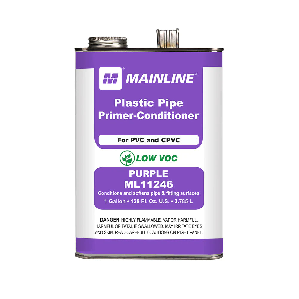 128 oz Purple Primer Conditioner for PVC and CPVC Cement