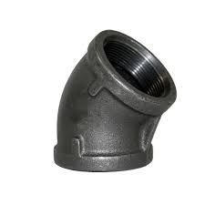 2" 45 Degree Black Malleable Iron Elbows