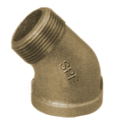 3/8" Lead Free* 45 Degree Threaded Cast Bronze Street Elbows