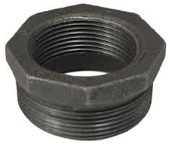 6" X 4" Black Malleable Iron Hex Bushings