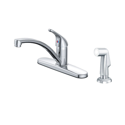 Lisburn 1.5 GPM Single Handle Kitchen Faucet with Side Spray