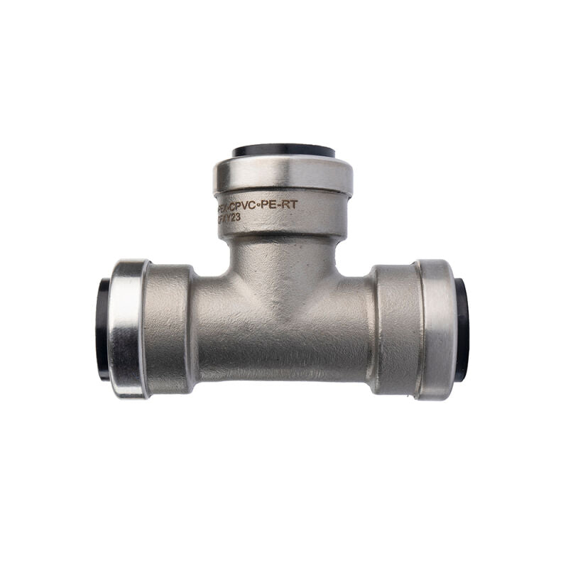 3/4" Push Connect Stainless Steel Tee