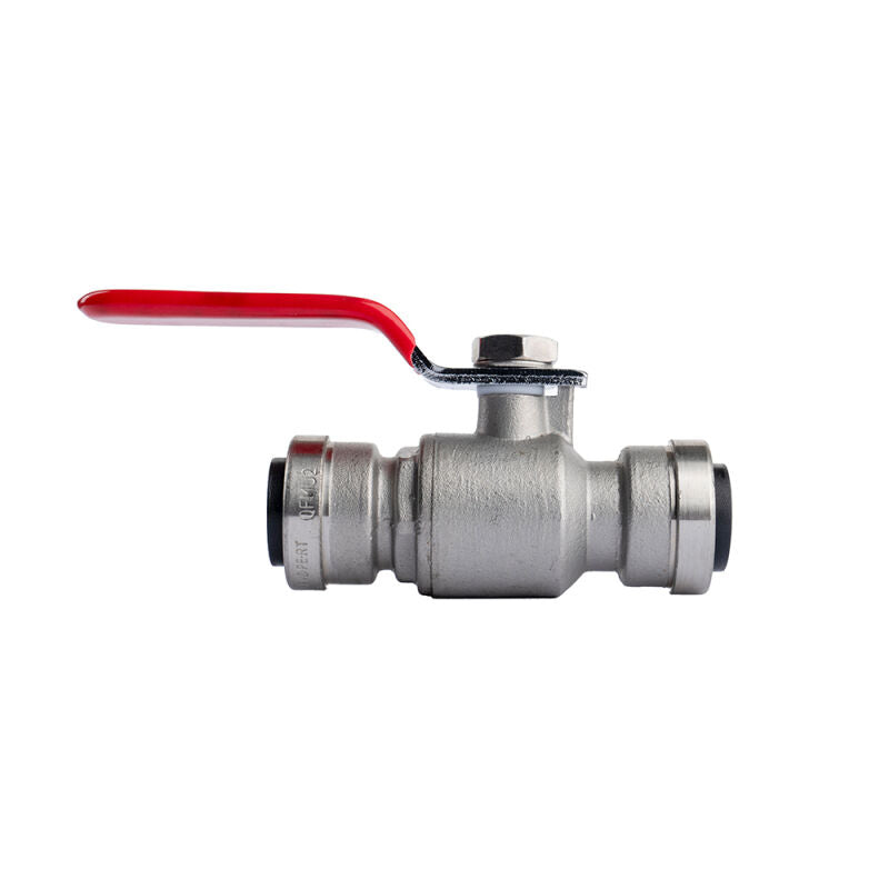 1/2" Push Connect Stainless Steel Full Port Ball Valve