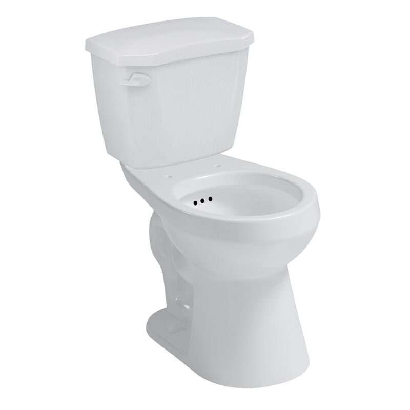 1.28 Elongated, Two-Piece, Comfortable Height (ADA) 12" Toilet Combination, Left Hand Lever - White