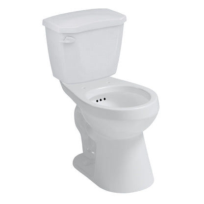 1.28 Elongated, Two-Piece, Comfortable Height (ADA) 12" Toilet Combination, Left Hand Lever - White