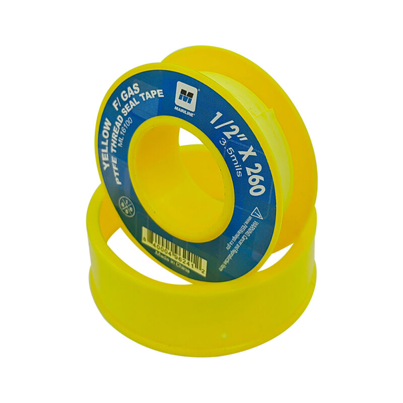 Yellow Gas PTFE Thread Seal Tape 1/2" X 260"