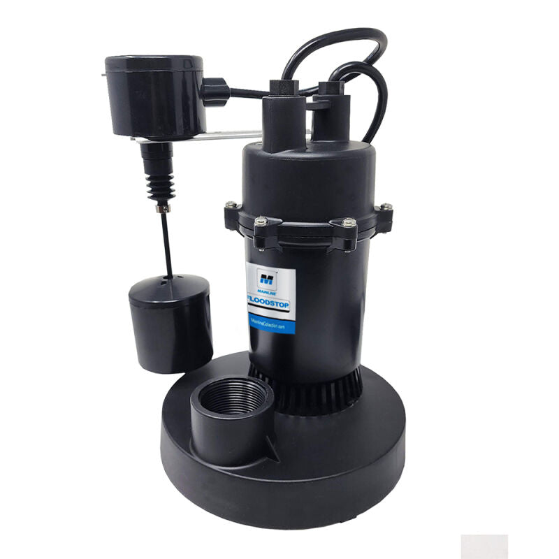 1/3HP Sump Pump w/ 10FT Cord and Vertical Float Switch